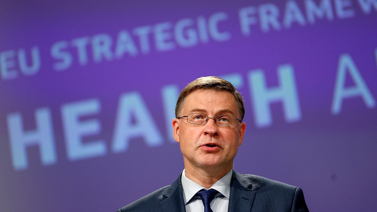 AB Komisyonu Kıdemli Başkan Yardımcısı Valdis Dombrovskis
