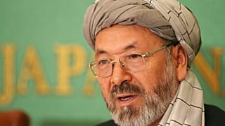 محمد‌کریم خلیلی، رهبر حزب وحدت اسلامی افغانستان/ آرشیو فرانس‌پرس/۲۰۰۷