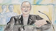 This 2017 courtroom sketch shows Venezuelan-born Ilich Ramirez Sanchez, known as "Carlos the Jackal".