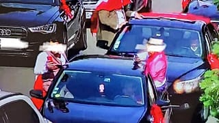 Laigneville Belediye Başkanının paylaştığı konvoy fotoğrafı