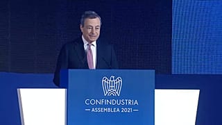 Il premier Mario Draghi