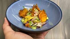 Sea bream Ceviche with mango and espelette pepper