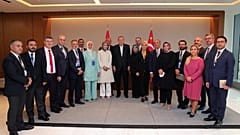 Cumhurbaşkanı Erdoğan gazetecilerle