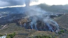 Gases emitidos por el volcán de Cumbre Vieja en La Palma