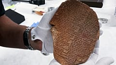 3500 Jahre alte Tontafel mit Keilschrift 