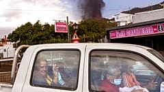 Evacuaciones en la isla de La Palma
