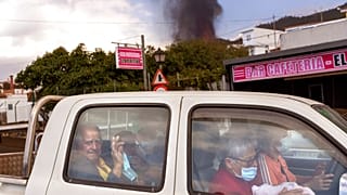 Evacuaciones en la isla de La Palma