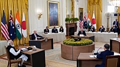 ABD Başkanı Joe Biden, Hindistan Başbakanı Narendra Modi, Avustralya Başbakanı Scott Morrison ve Japonya Başbakanı Suga Yoşihide, Quad liderler zirvesi kapsamında görüştü