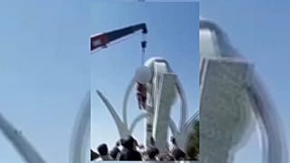 صورة مجتزأة من فيديو تم تصويره بالهاتف في هرات 