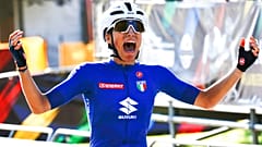 Elisa Balsamo devient championne du monde de cyclisme sur route, le 25 septembre 2021, Louvain, Belgique