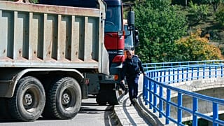 Граница Сербии и Косово 24 сентября 2021