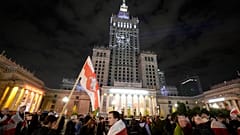Акция в поддержку Анджея Почобута в Варшаве