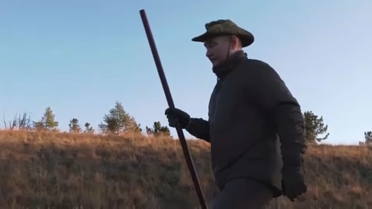 Putin hiking in Siberia - 3-8 September 2021 