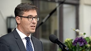 Karácsony Gergely főpolgármester augusztusban a Városházán