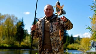 Vlagyimir Putyin orosz elnök 2021 szeptemberi vakációján