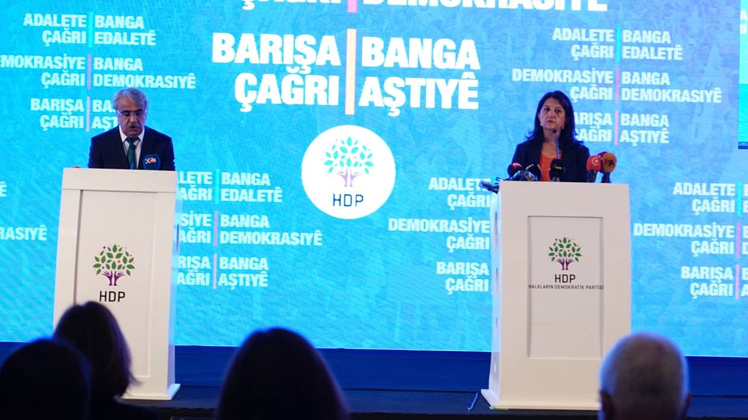 HDP deklerasyonu, Pervin Buldan ve Mithat Sancar tarafından açıklandı