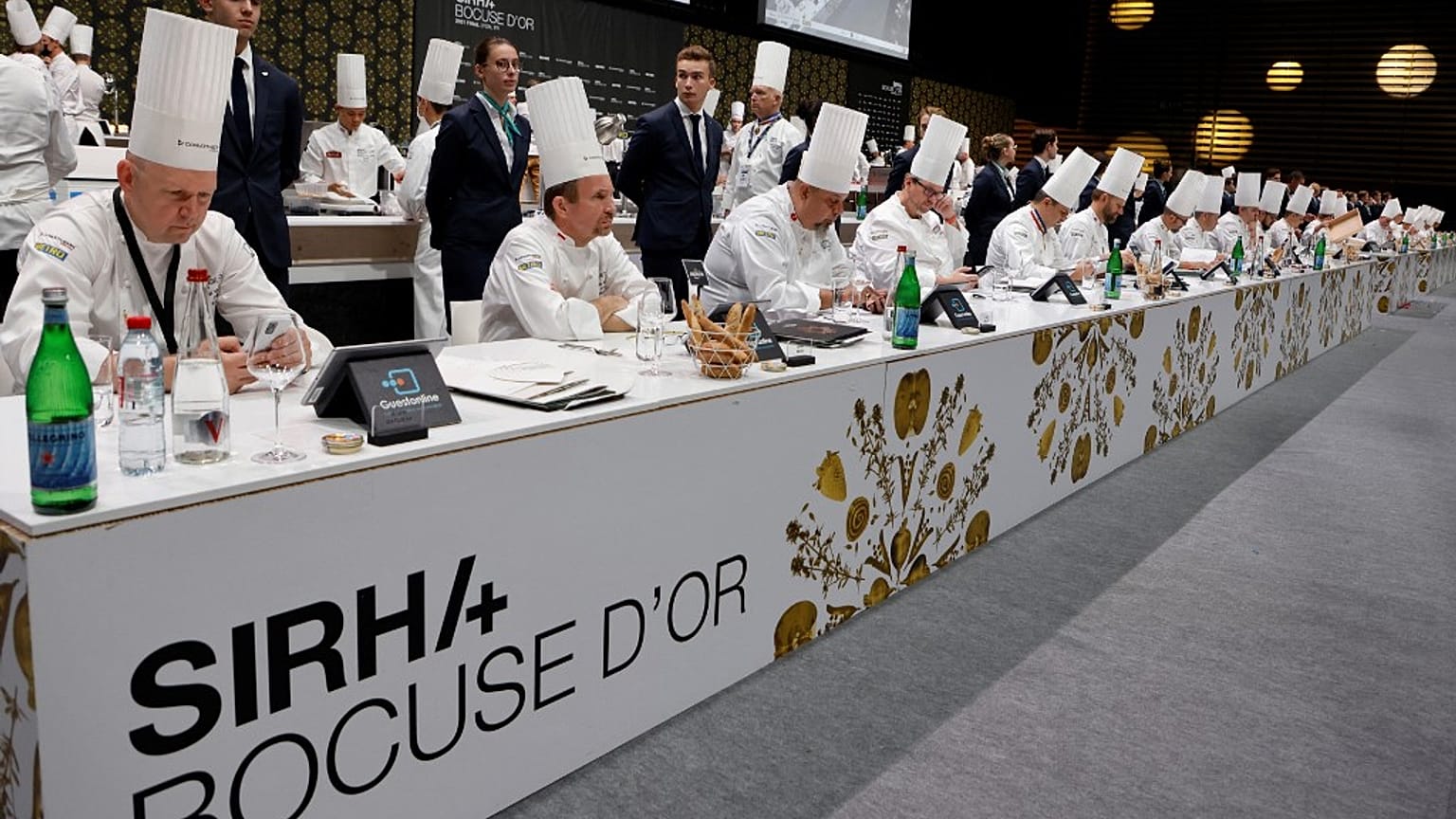 Le jury des "Bocuse d'Or", à Lyon, le 27/09/2021