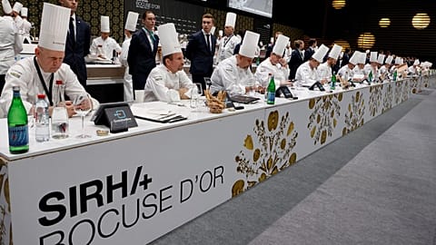 Le jury des "Bocuse d'Or", à Lyon, le 27/09/2021