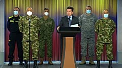 El ministro de Defensa de Colombia comparece tras el ataque a la disidencia de las FARC
