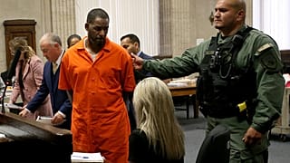 In this file photo taken on September 17, 2019 Singer R. Kelly turns to leave after appearing at a hearing at the Leighton Criminal Courthouse in Chicago, Illinois.