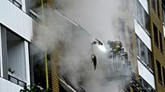 The explosion took place shortly before 05:00 CET on Tuesday.