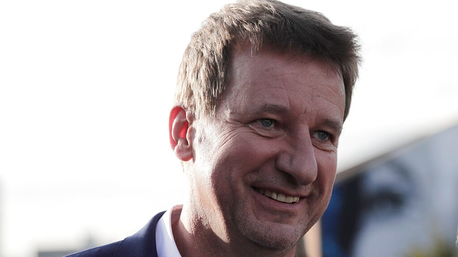 Green Party candidate to lead the 2022 presidential campaign Yannick Jadot, left, on Sept. 28, 2021 in Paris.