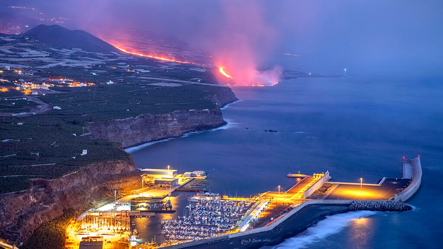 Magma já acrescentou 5 hectares à ilha de La Palma