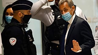 Frankreichs Ex-Präsident Nicolas Sarkozy bei seiner Ankunft vor Gericht in Paris, 1.3.2021