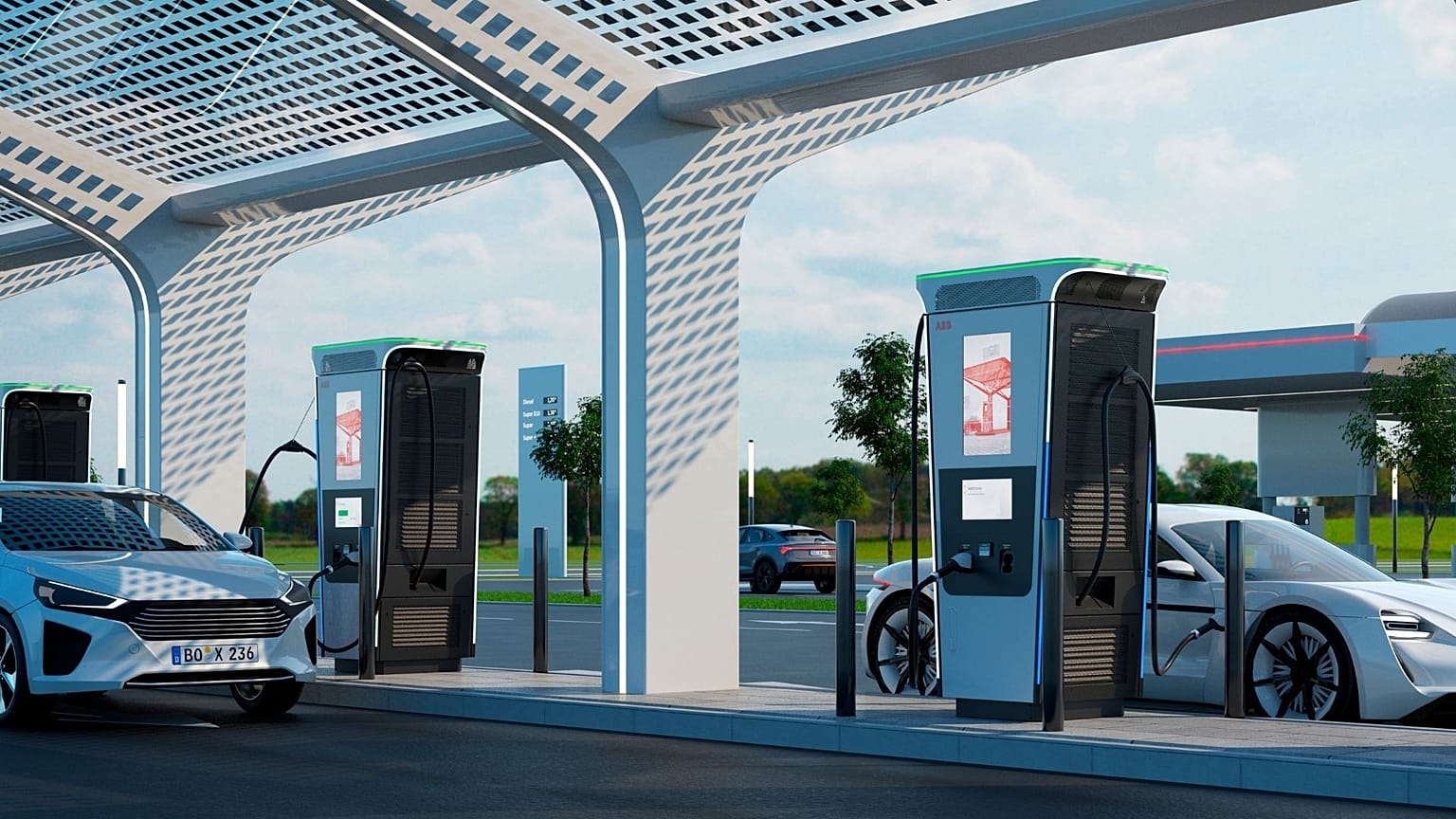 The world's fastest electric car charger has been invented in Switzerland by ABB.