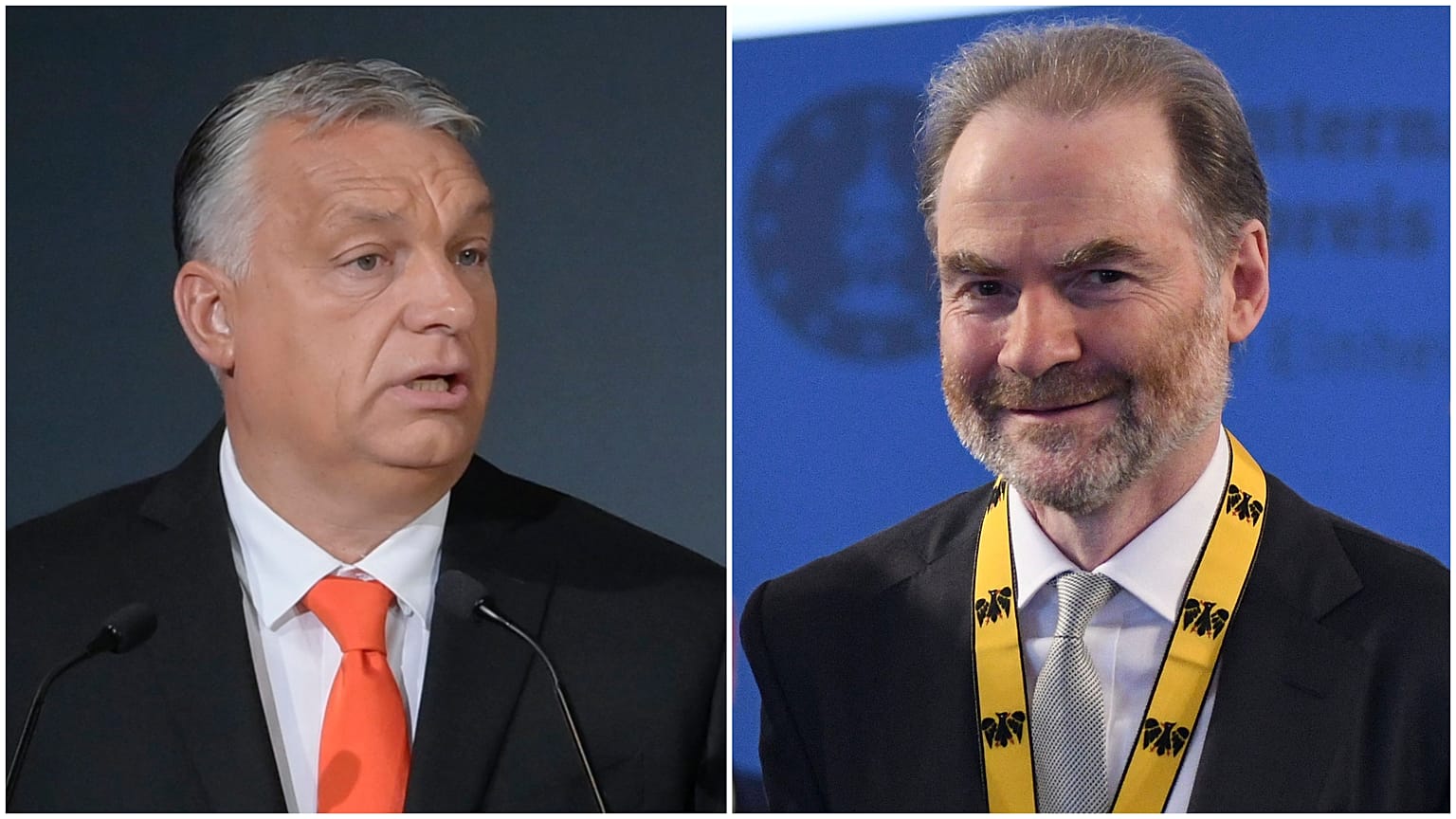 Orbán Viktor és Timothy Garton Ash