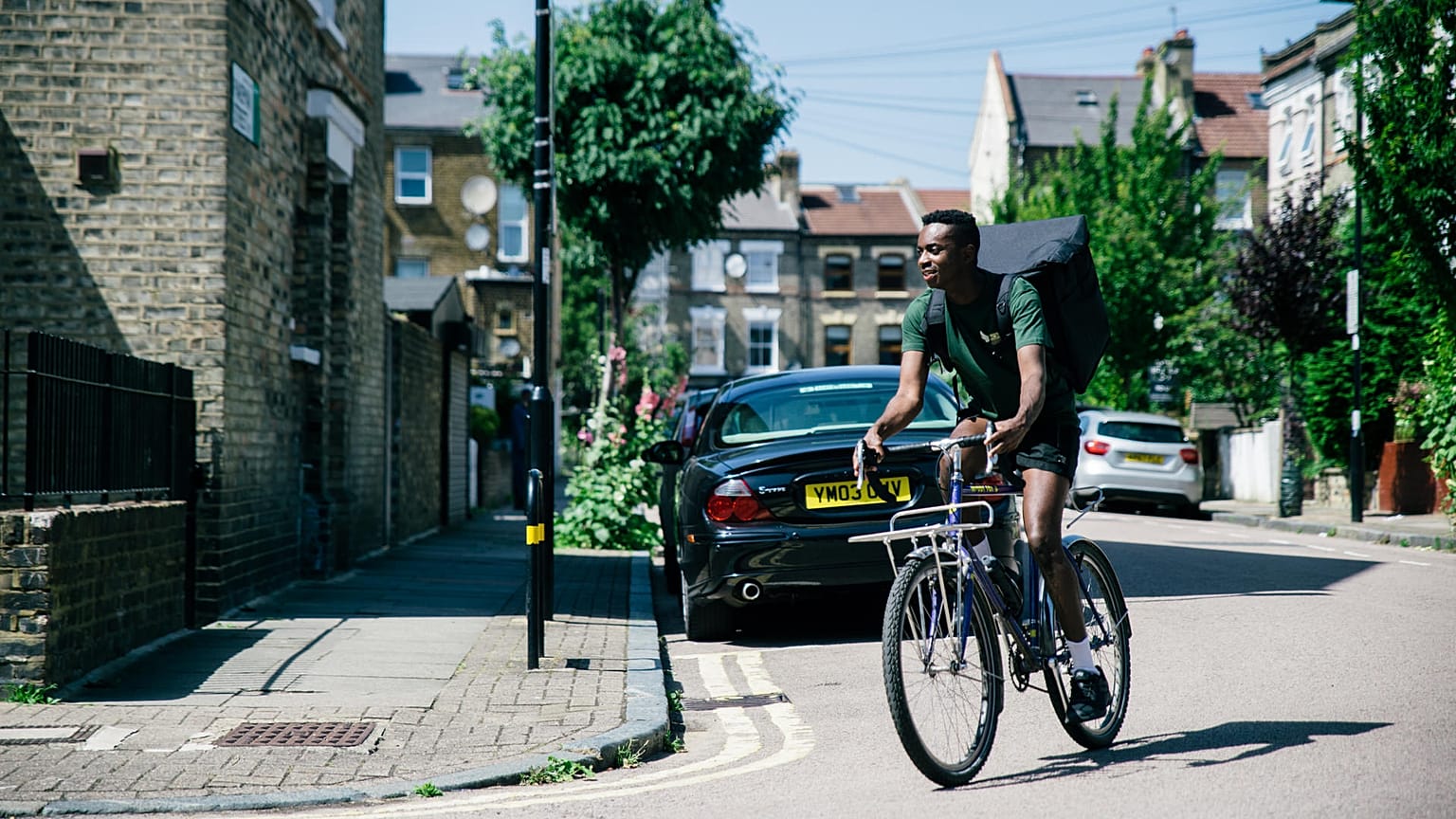 Wings, a new carbon neutral food delivery service.
