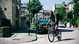 Wings, a new carbon neutral food delivery service.