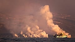 Auf La Palma werden laufend Gesteins-, Luft- und Wasserproben untersucht 
