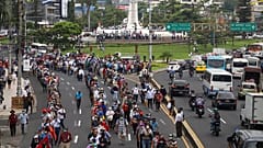 Protesta antibitcoin en El Salvador