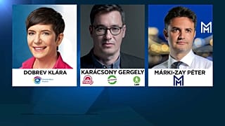 Les trois candidats en tête de la primaire