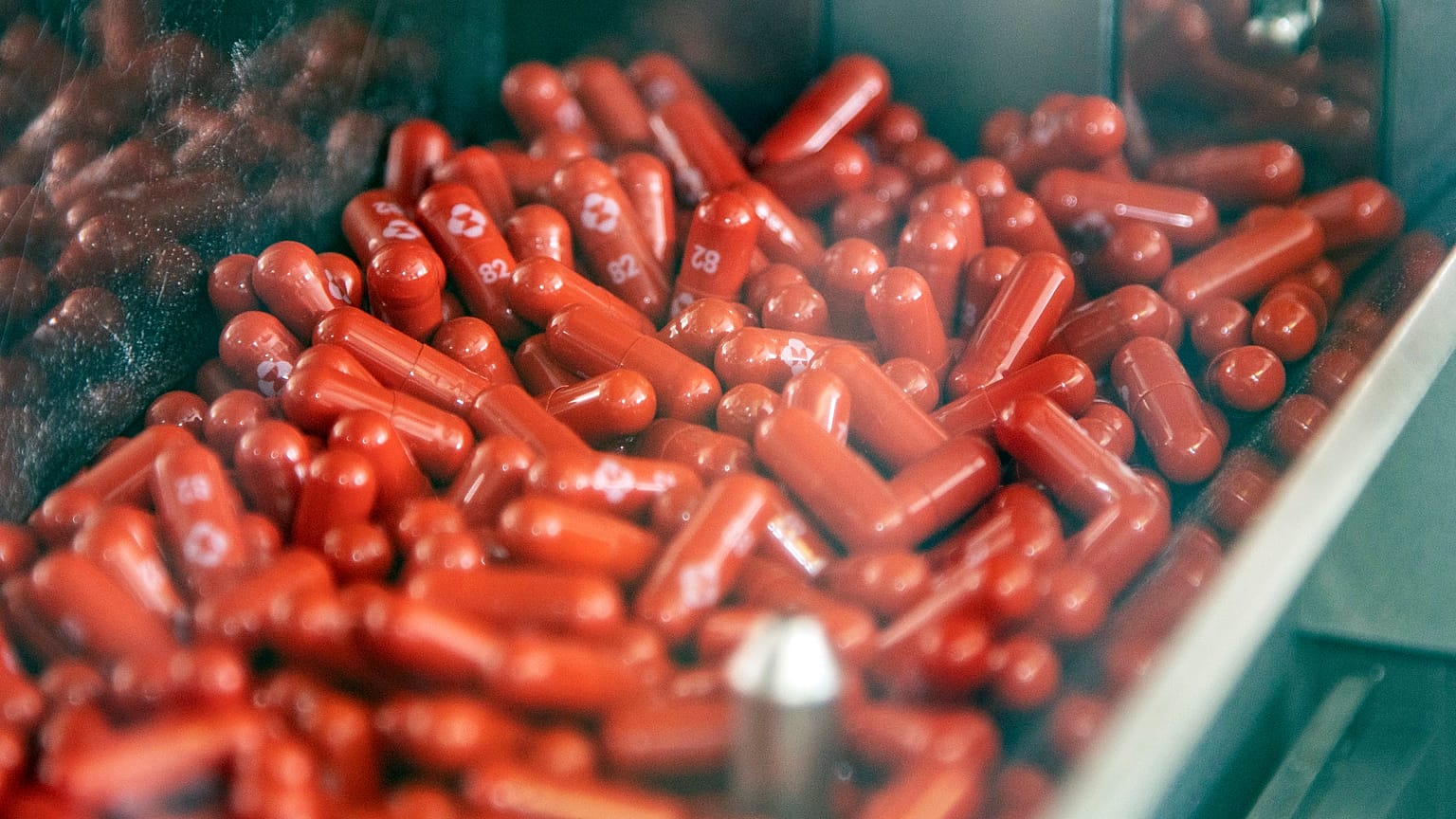 This undated image provided by Merck & Co. shows their new antiviral medication. Pharmaceutical company Merck & Co