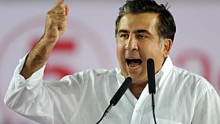 Mikheïl Saakachvili lors d'un meeting en 2012 (Archives)