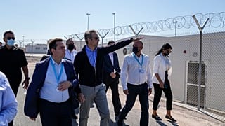 کیریاکوس میتسوتاکیس نخست وزیر یونان در جزیره ساموس