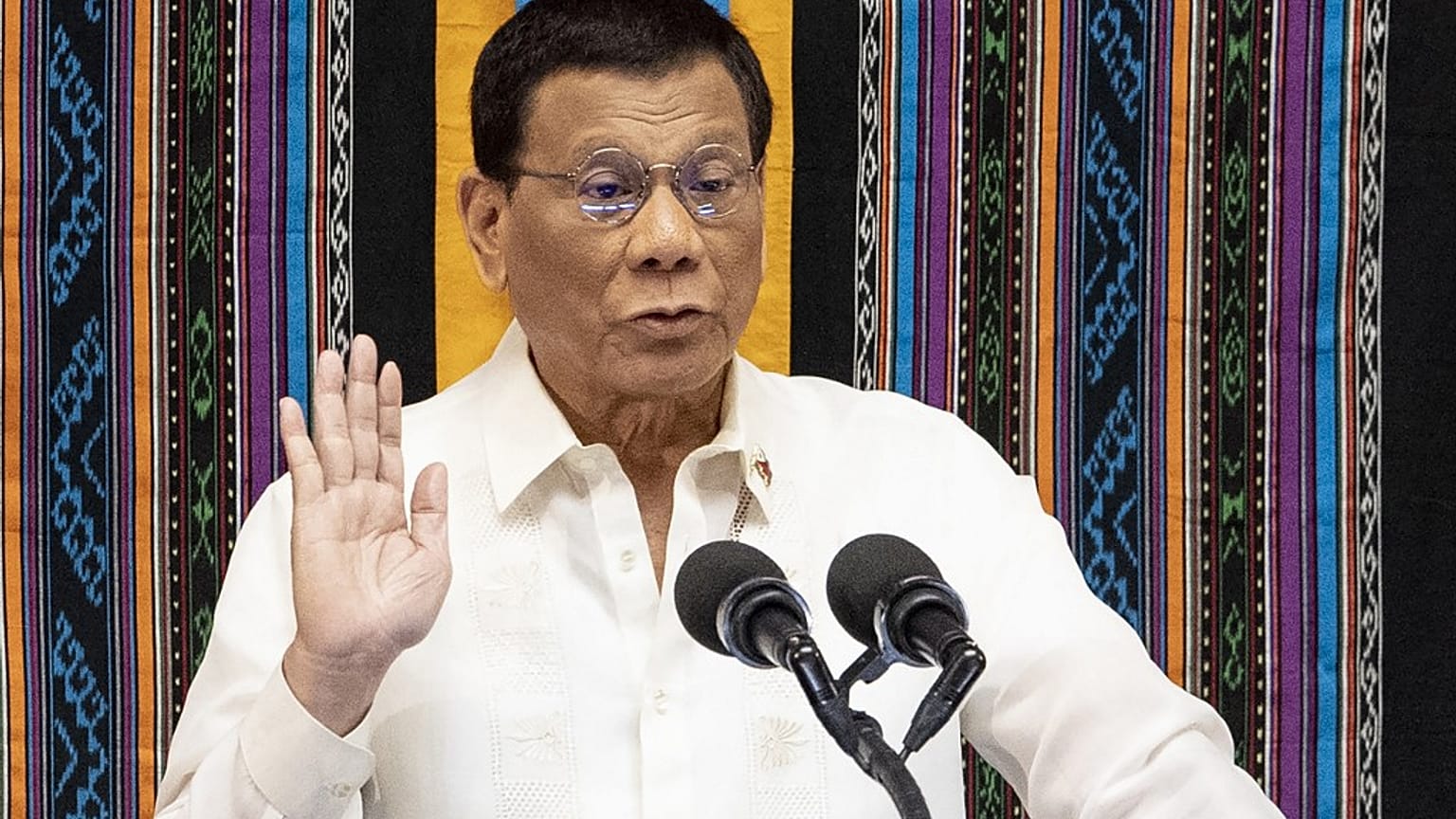 Filipinler Devlet Başkanı Rodrigo Duterte 