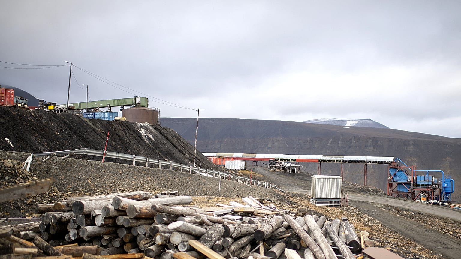 Svalbard adasındaki kömür madeni / Arşiv