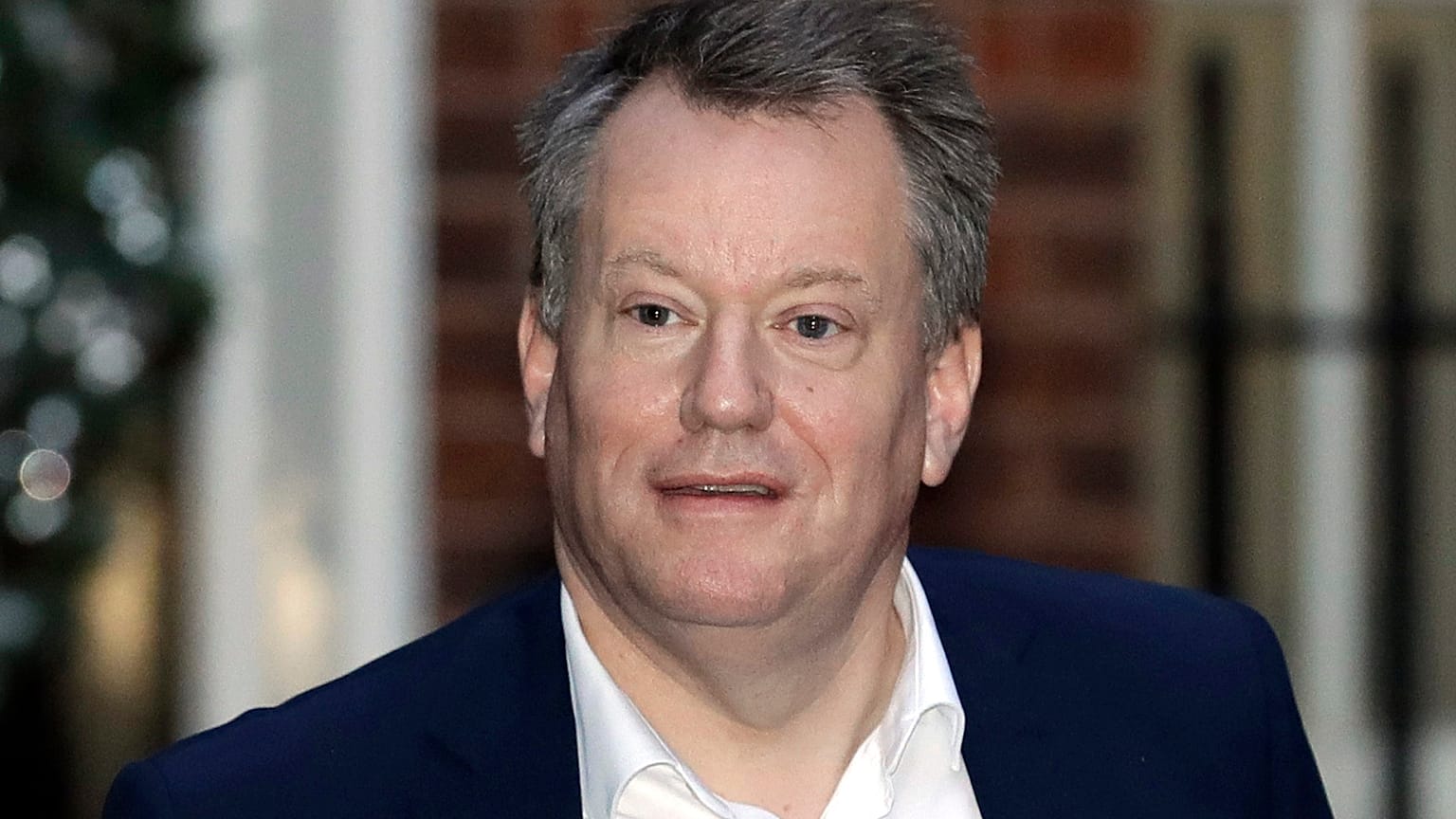 David Frost, then UK Chief Brexit negotiator leaves 10 Downing Street, in London, Dec. 9, 2020