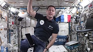 Thomas Pesquet à bord de la Station spatiale internationale, le 3 septembre 2021