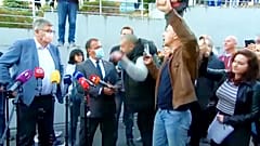 Zágrábban tüntetnek a kötelező védettségi igazolvány ellen