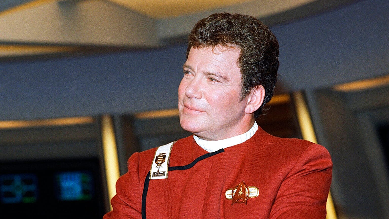 Photo de l'acteur William Shatner, capitaine Kirk dans Star Trek, 1998