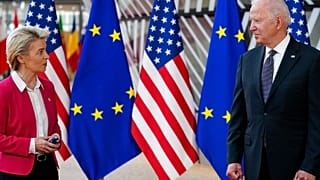 Συνάντηση φον ντερ Λάιεν - Μπάιντεν στις Βρυξέλλες στο περιθώριο της συνόδου ΗΠΑ-ΕΕ (Ιούνιος 2021)