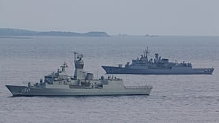 Περιπολία του πολεμικού ναυτικού της Τουρκίας στα Δαρδανέλια - φώτο αρχείου