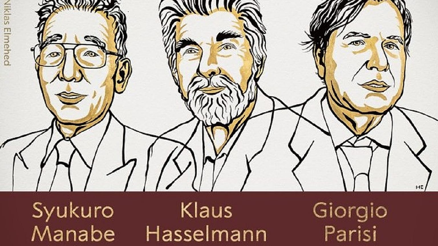 Ilustración de los tres ganadores 
