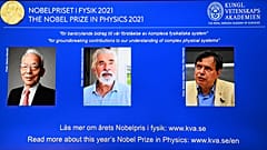 Nobel Fizik Ödülü'nü, üç bilim insanı Syukuro Manabe (solda), Klaus Hasselmann (ortada) ve Giorgio Parisi kazandı.