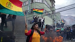A La Paz, violente manifestation de producteurs de feuilles de coca