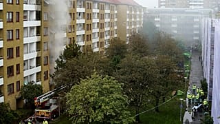 The explosion and fire at a large apartment building last week that injured 16 people, four of them seriously.
